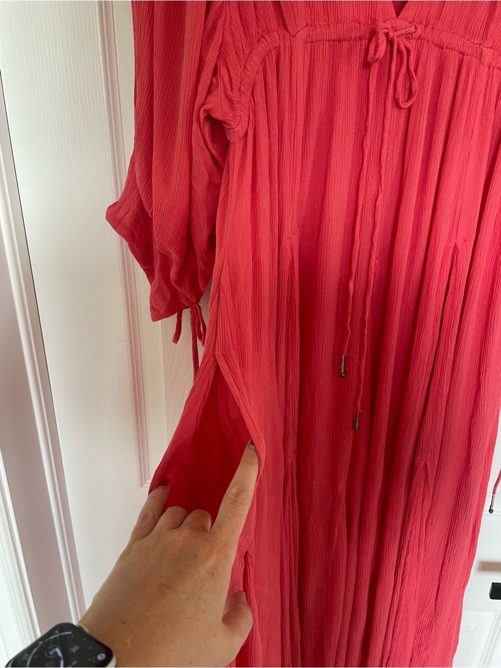 Free People Just Like Paradise Coral Maxi Dress - Picture 8 of 16